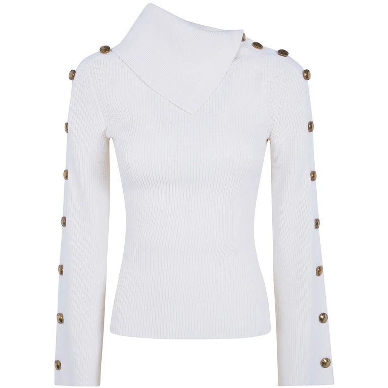 Sweater Round Neck "Mk03s66e2 193 Butter"