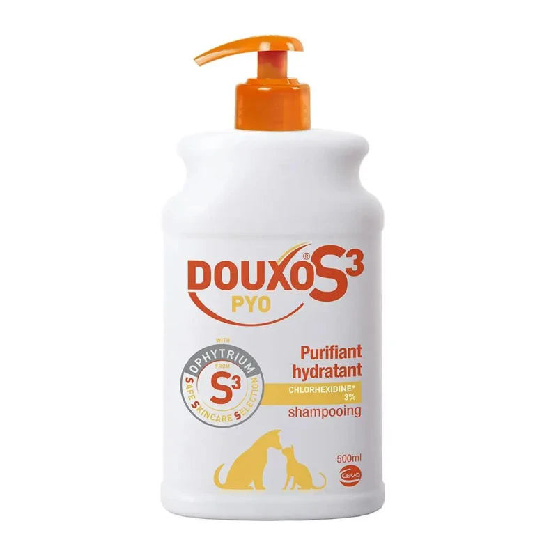 Douxo Purifying and Moisturizing Shampoo S3 Pyo Chlorhexidine 3% 500ml