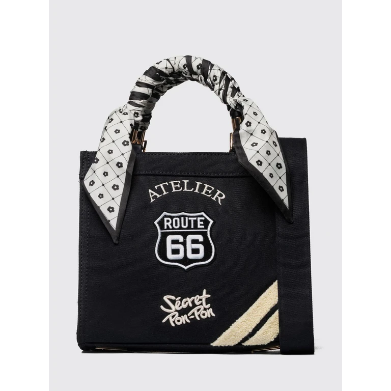 Handbag Woman color Black (SAINTTROPEZBAGSBLACKROUTE)