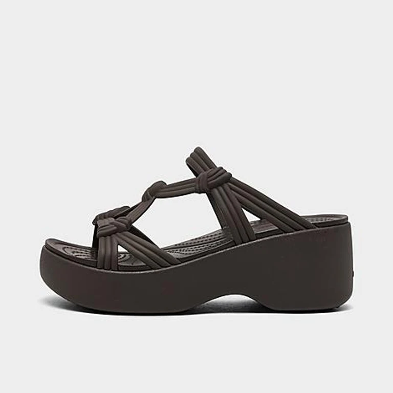 Women's Brooklyn Knot Sky Platform Sandals in Espresso Size: 6.0