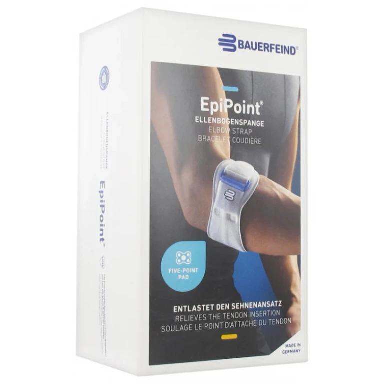 Bauerfeind Epipoint Stabilizing Ambidextrous Elbow Brace Black