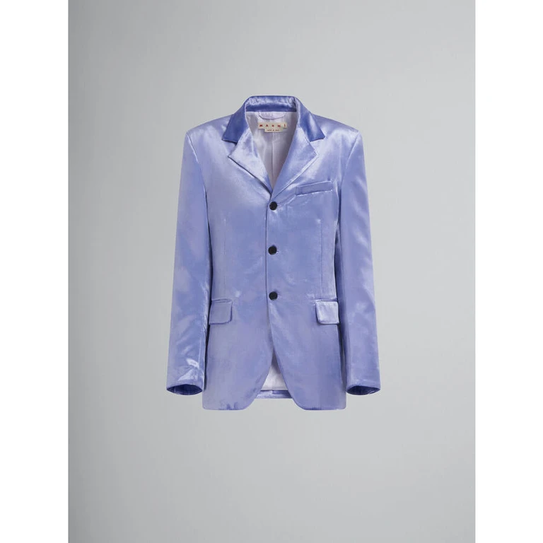 Women'S Ultra Violet Velvet Tailored Blazer