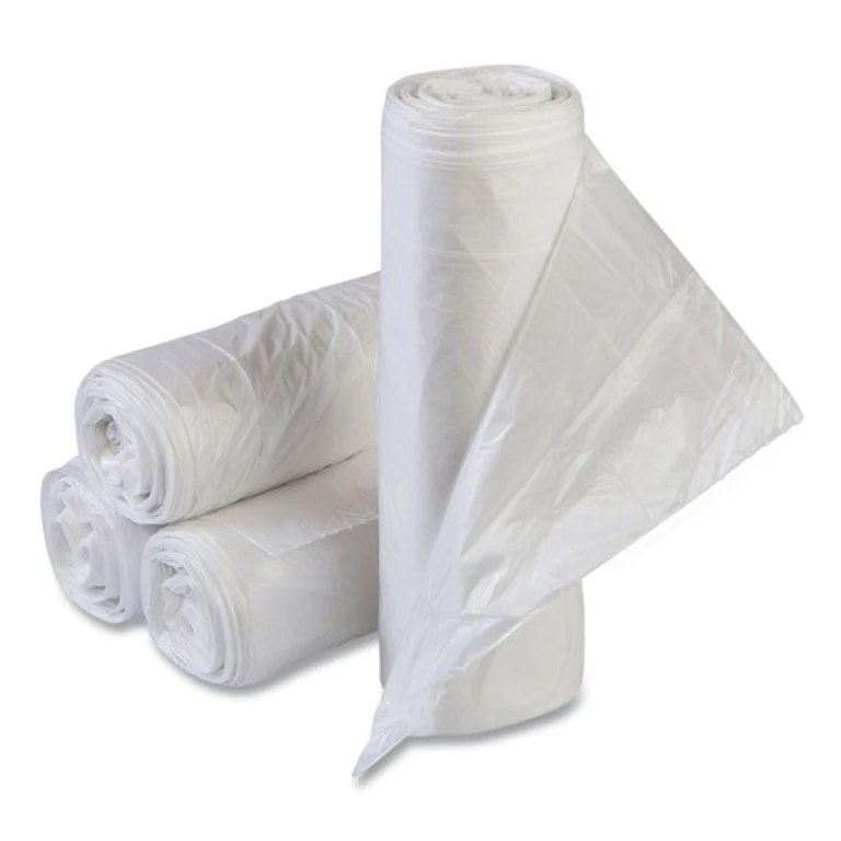 VALH3660N12 36 in. x 58 in. 55 Gallon 13 microns High-Density Commercial Can Liners Value Pack - Clear (200/Carton)