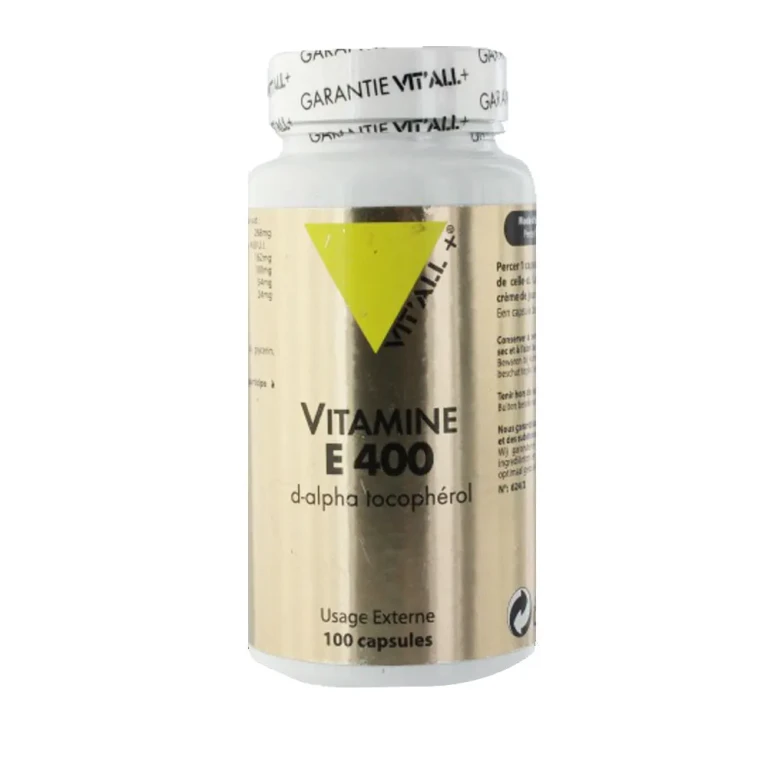 Vitamin E 400 D-alfa Tocopherol 100 Capsules