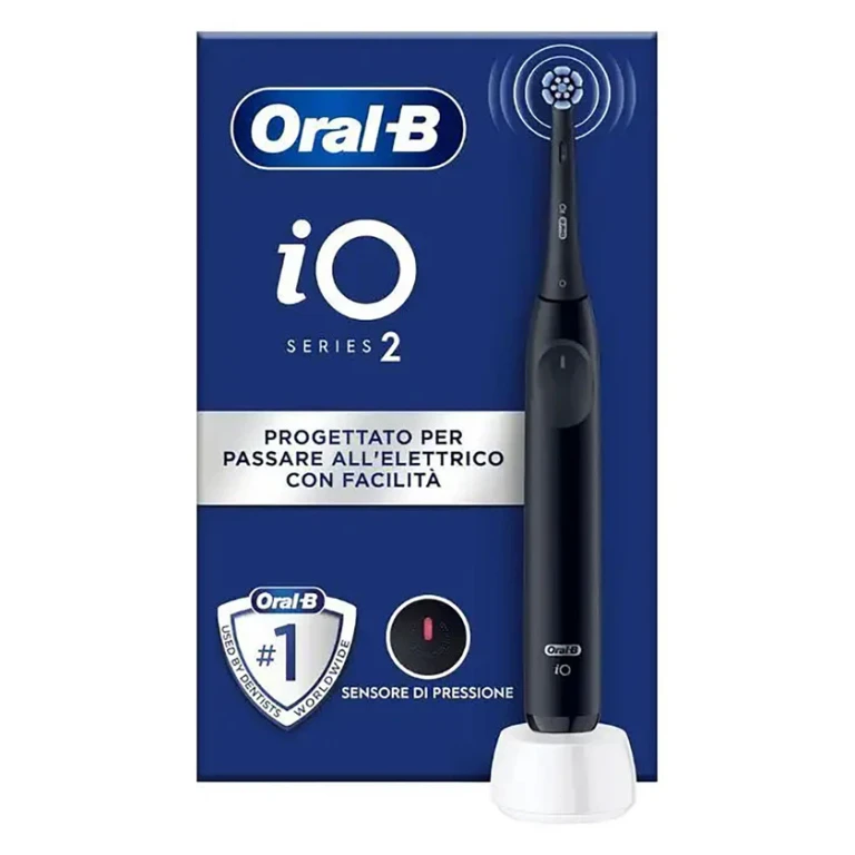 Oral-b Io 2 Electric Toothbrush Black 1 Replacement Head 1 Toothbrush 1 unit