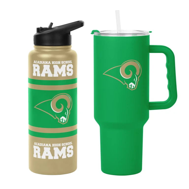 Acadiana High School Wreckin' Rams Tumbler Set