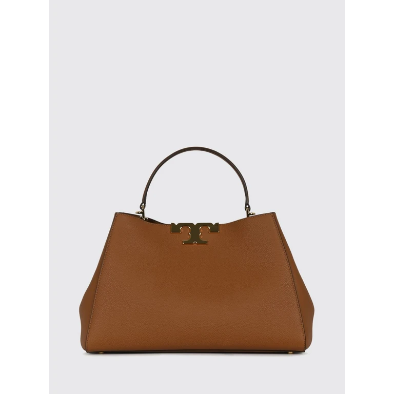 Eleonora Large Grained Leather Handbag with Double T Logo (174980200)