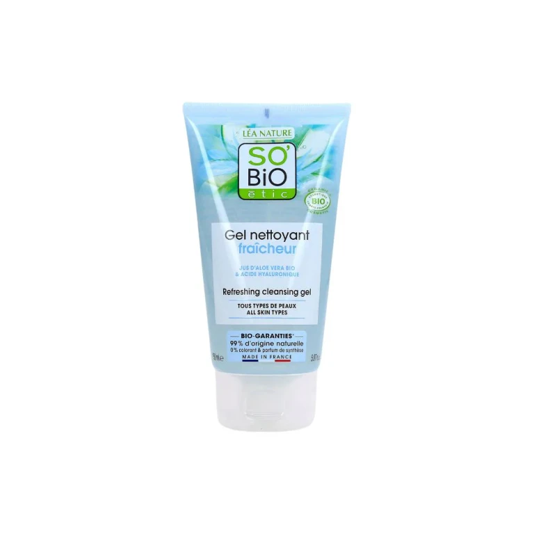 LÉa nature so bio étic Hydra Aloe Vera Refreshing Cleansing Gel, 150 ml