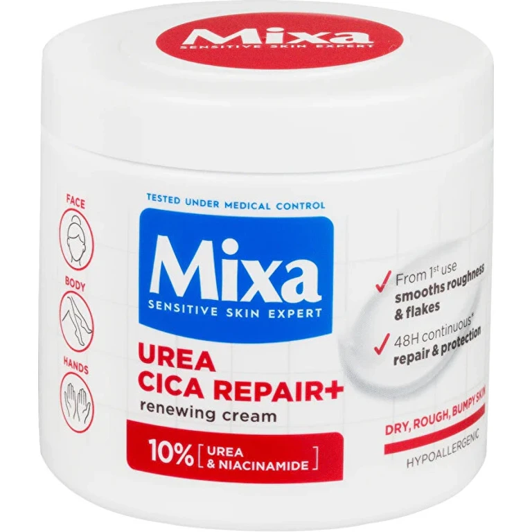 Cuidado corporal regenerador para piel muy seca y áspera Urea Cica Repair + (Crema renovadora)