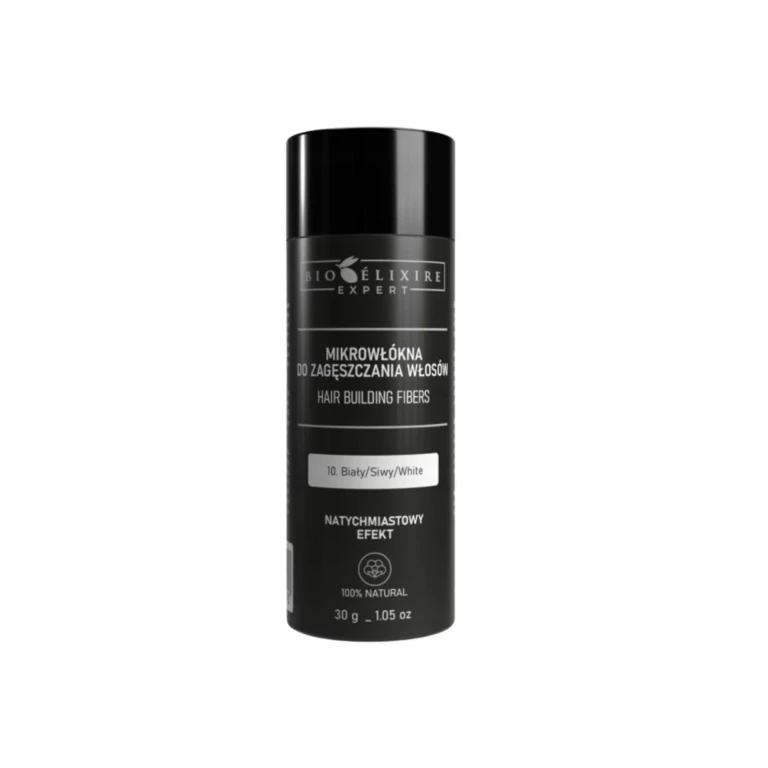 Cotton microfibers Bioelixire for hair thickening, various colors 30 g White