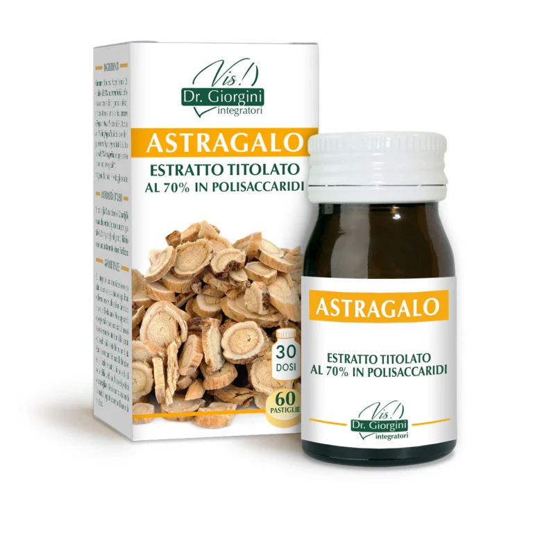 astragalus titrated extract 60 tablets 500 mg - 30 gr