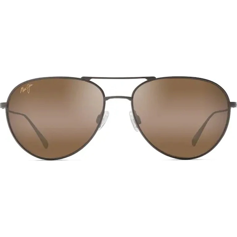 Walaka Aviator Sunglasses - Satin Sepia - Polarized Lens