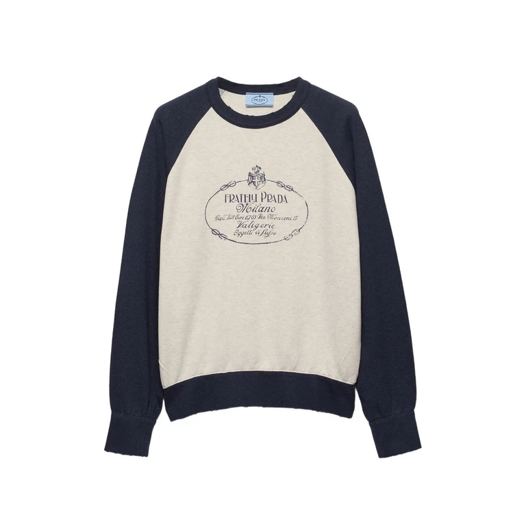 Cotton Crew-neck Sweatshirt