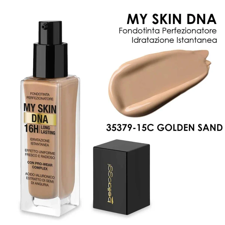 My Skin Dna Long Lasting Foundation 16H Golden Sand