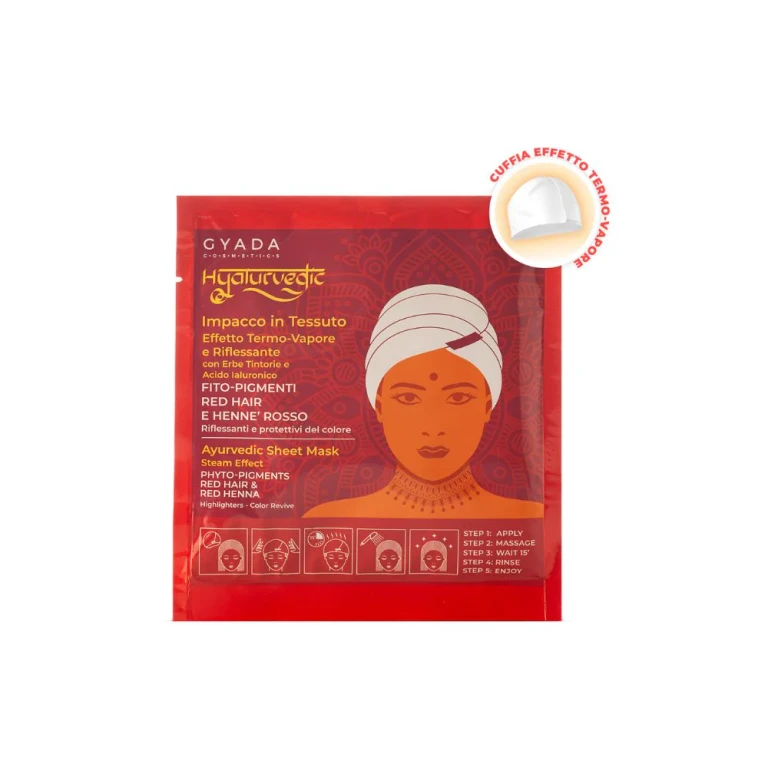 Hyalurvedic Ayurvedic Fabric Wrap Reflective Red Hair 60 ml
