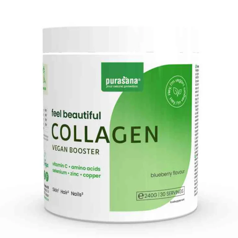 Collagen Complex Feel Beautiful Vegan Beauty Powder Blueberry Flavor 240g