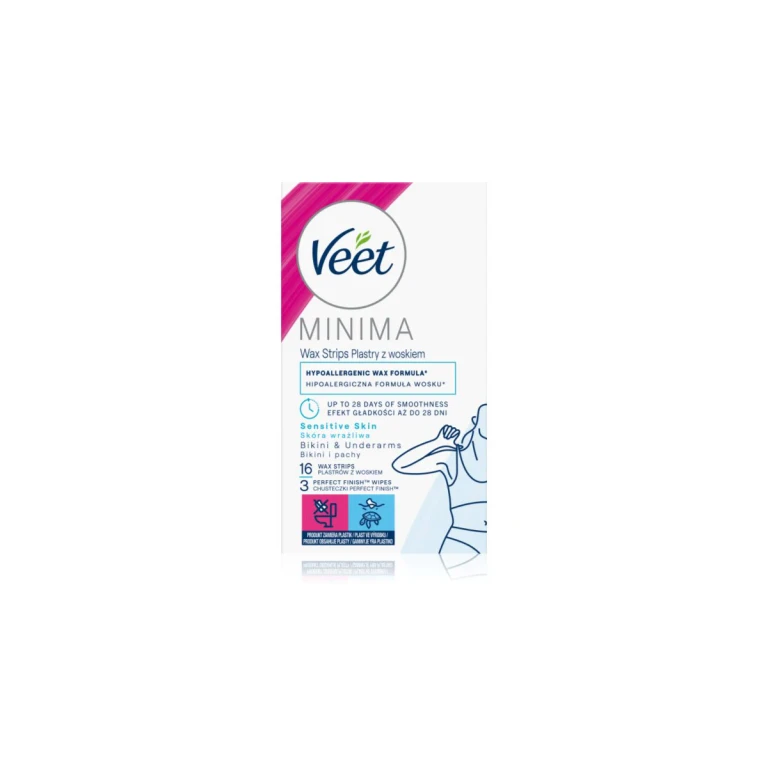 Minima Hypoallergenic Wax Strips for Bikini Area 16 Pieces