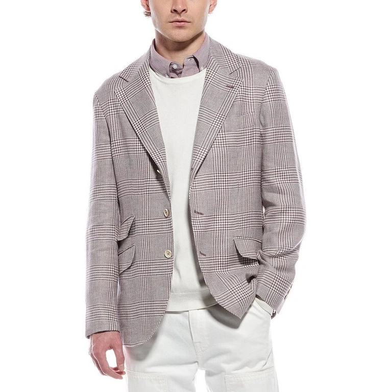 Viola Linen Wool Deconstructed Blazer