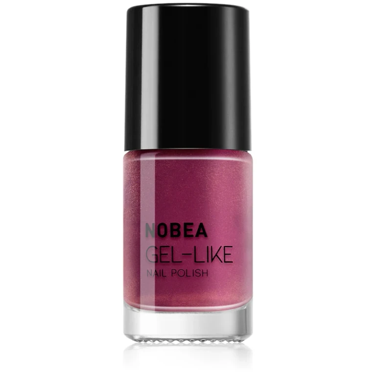 Metal Gel-like nail polish gel effect color Pearl cherry #N55 6ml