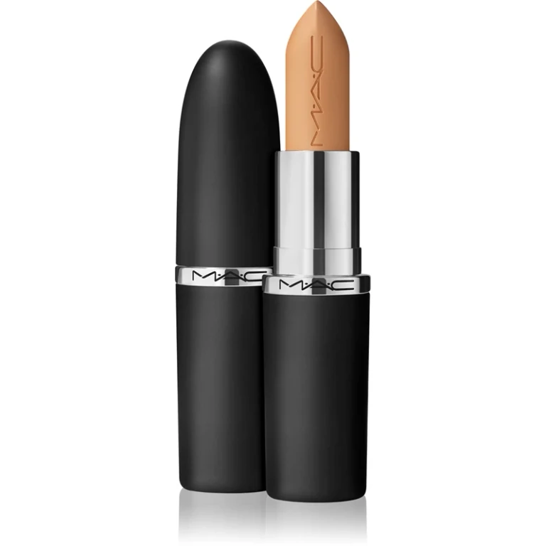 MACximal Sleek Satin Moisturizing Cream Lipstick Color Peachstock 3.5 g