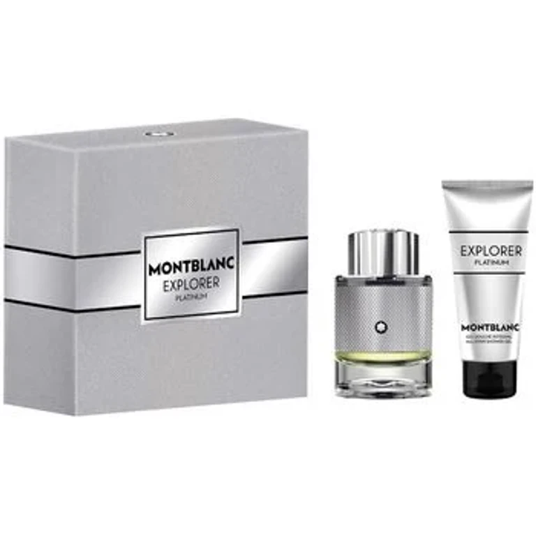 Mont blanc Explorer Platinum EDP gift set 60 ml and shower gel 100 ml 60 ml