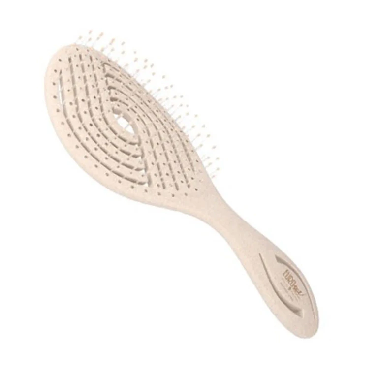 Oval wooden brush Eurostil Eco 1 unit