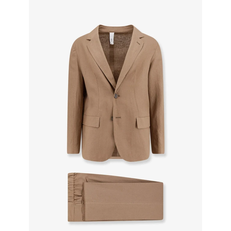 Suit Galatina Brown Linen-Viscose