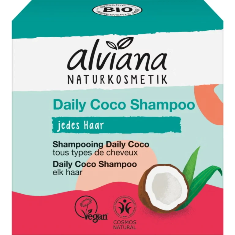 naturkosmetik Solid Shampoo Organic Coconut and Organic Argan Oil 60 g