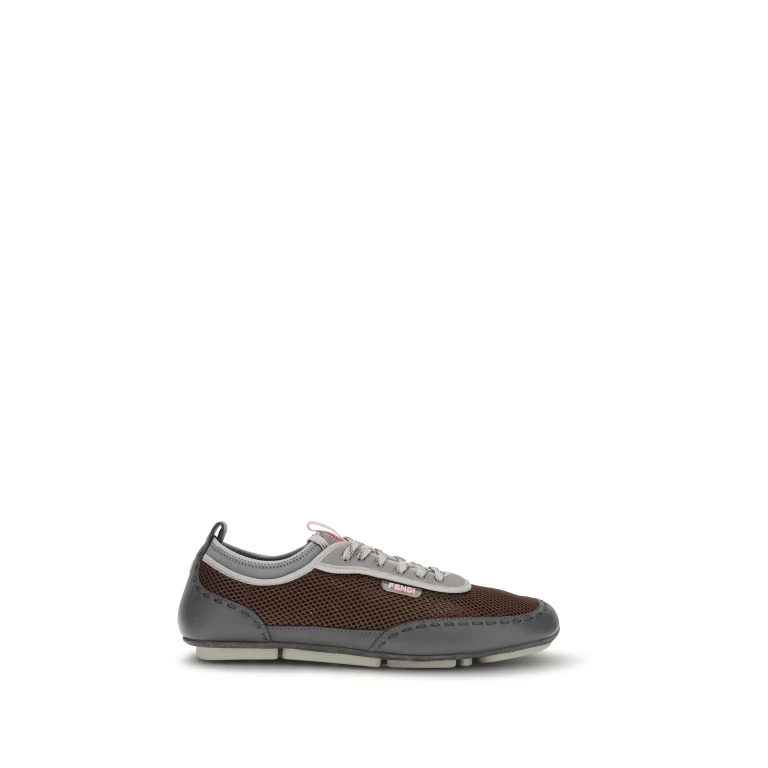 Sneakers Leather and Mesh
