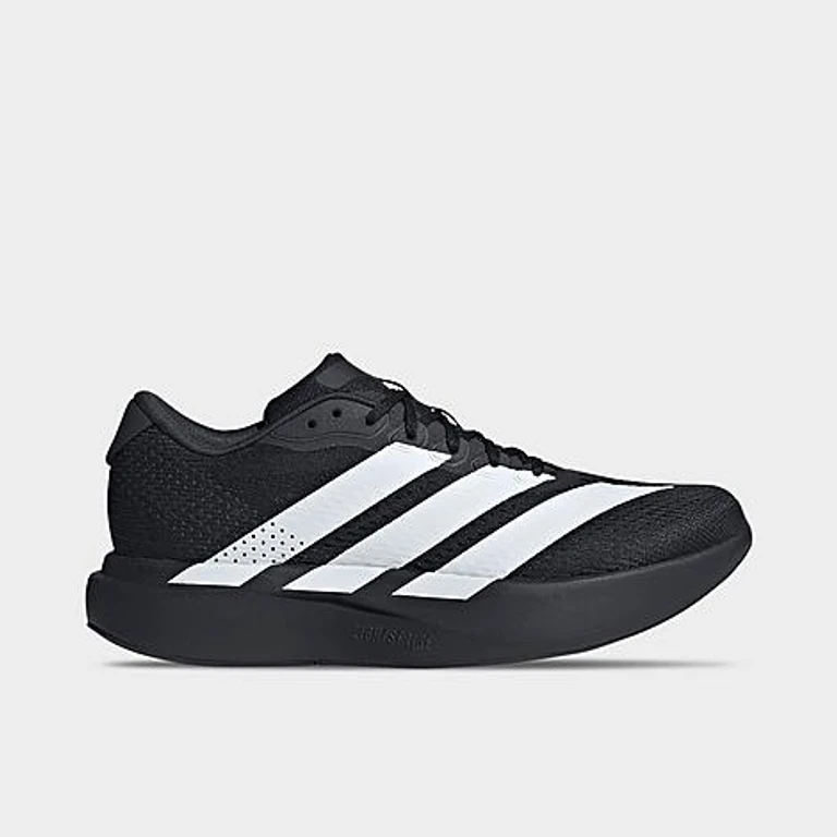 Men's Adizero Pacer Running Shoes in Core Black/Cloud White/Carbon Size: 7.5