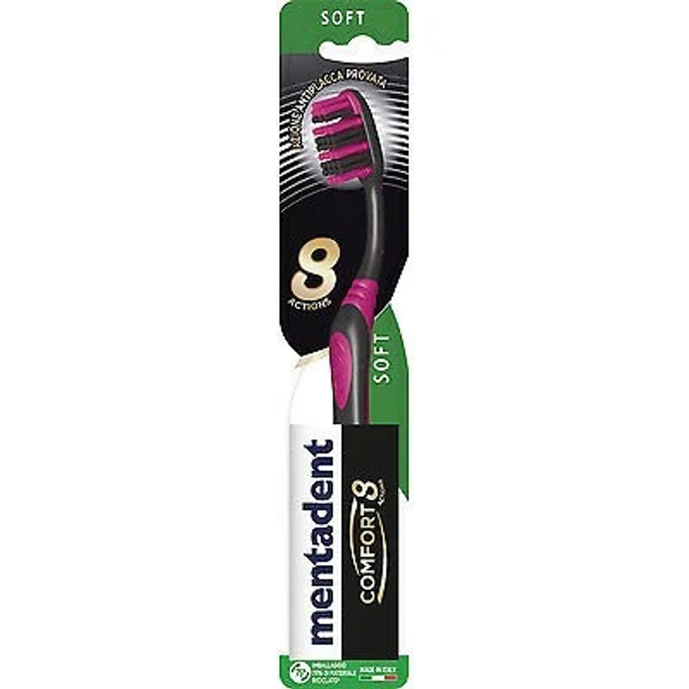 Mentadent Comfort Toothbrush 8 Actions