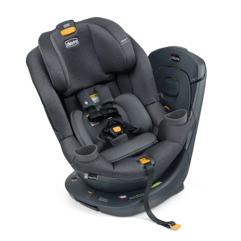 Fit360 ClearTex Rotating Convertible Car Seat, Carbon