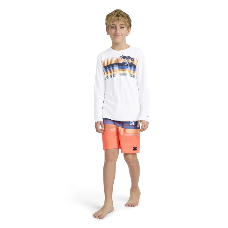 Boys Kids Uv Tee White XL 14/16:- White - Online Only, XL 14/16