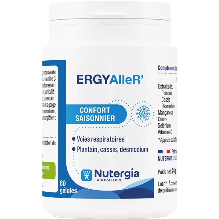 Nutergia ErgyAllerR' Seasonal Comfort 60 Capsules