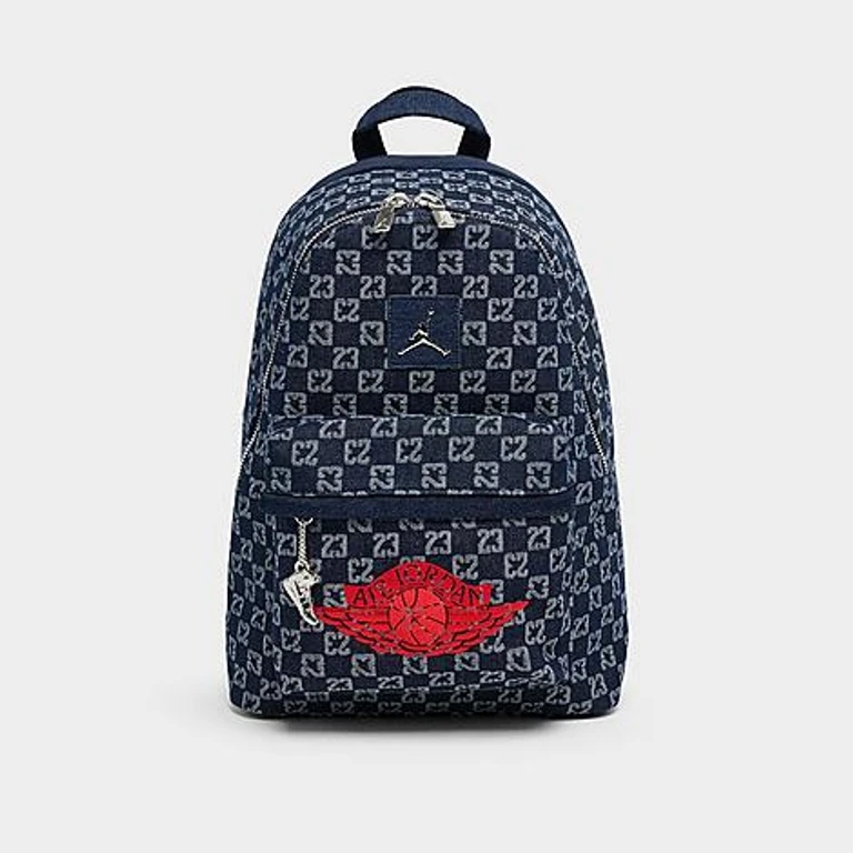 Wings 23 Monogram Backpack (20.8L) in Indigo Blue