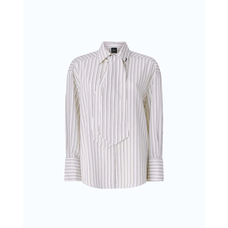 Chemise à rayures avec cravate - XS