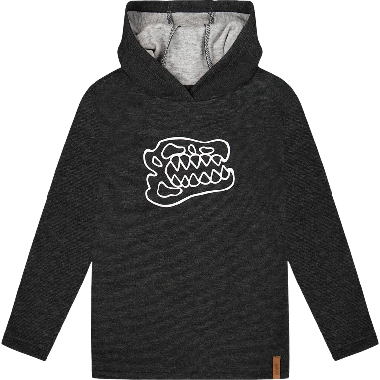 Long Sleeve Super Soft Brushed Jersey Hooded T-Shirt - Little Boy
