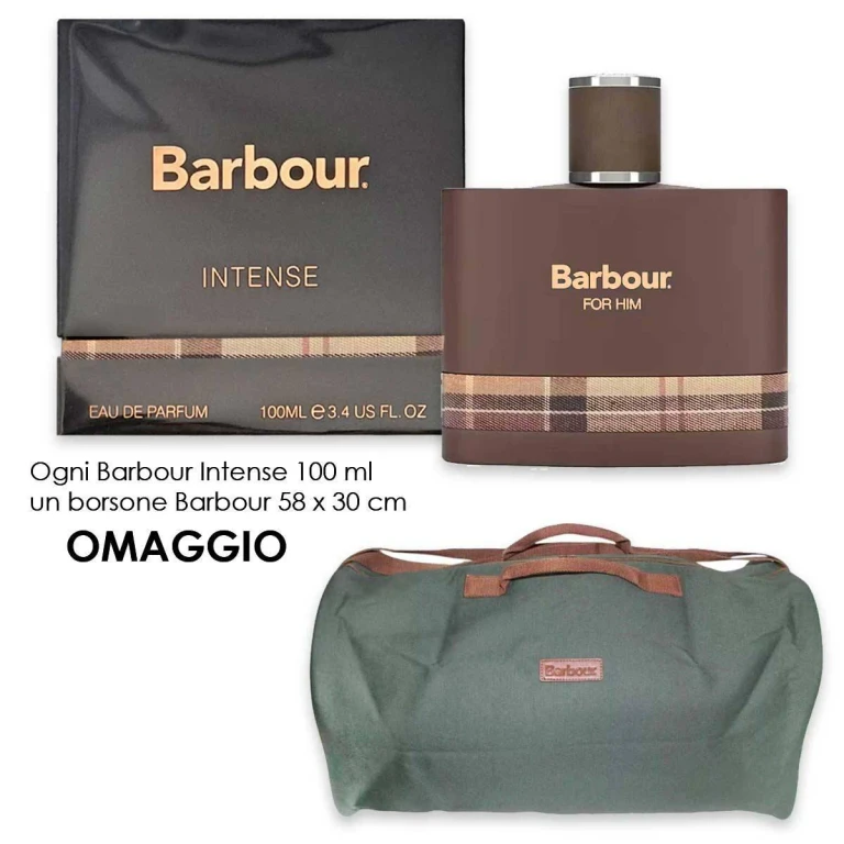 Barbour Origins Intense(Usx)Edp 100Ml + Free Weekender Bag