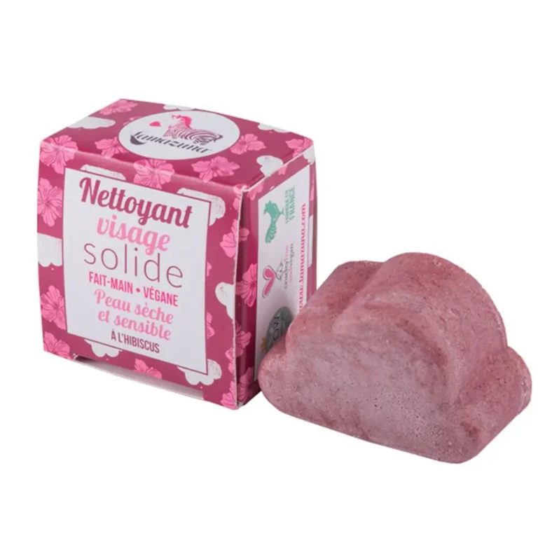 Solid Facial Cleanser Hibiscus Perfume Dry And Sensitive Skin 25g