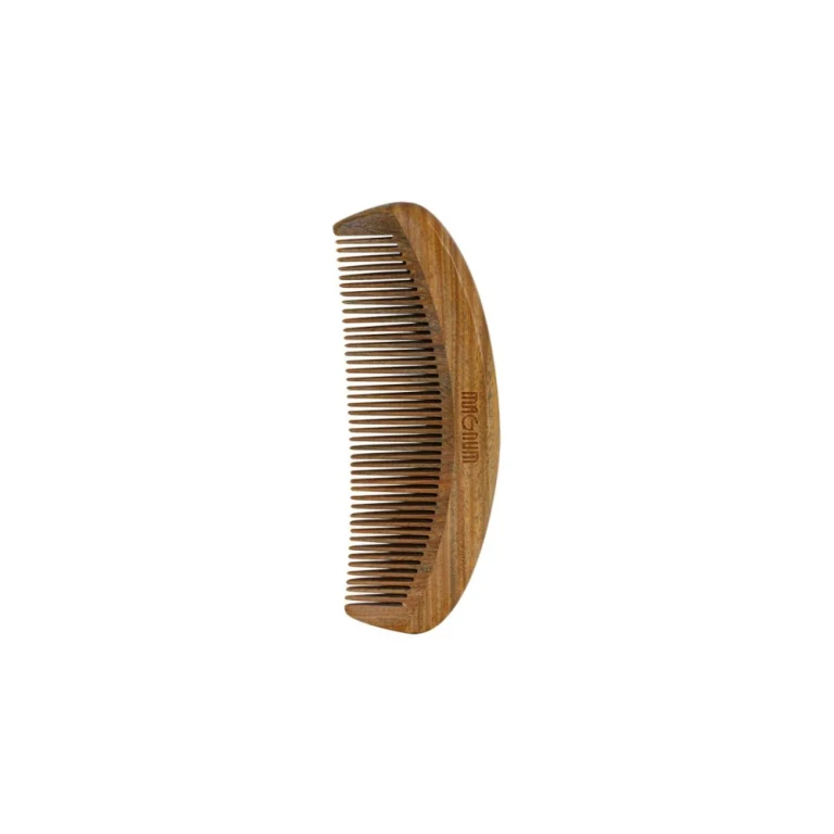 Natural 304 guaiac wood comb 14.5cm