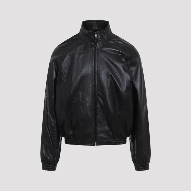 Leather Bomber Jacket