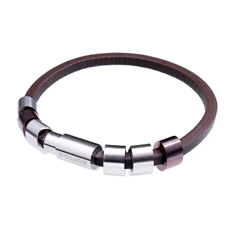 Elegante Leather Bracelet Pj22653Blc219