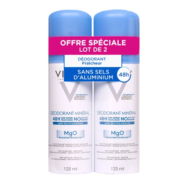 Deodorant Sensitive Skin 48h Mineral 2x125ml