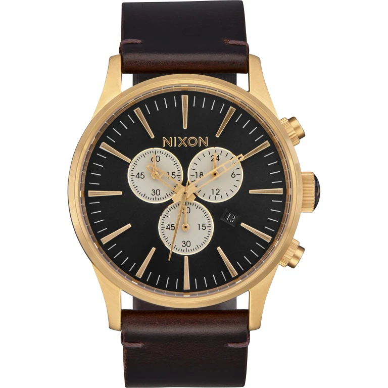 Sentry Chrono Leather V1 Watch - Men's