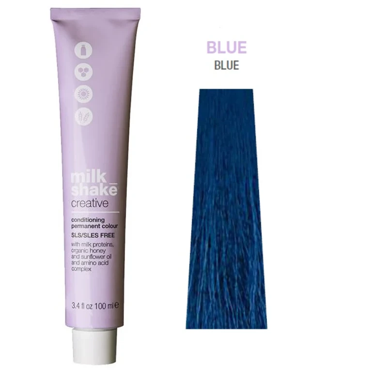 Creative SLS/SLES free permanent hair dye .1.A Blue 100 ml