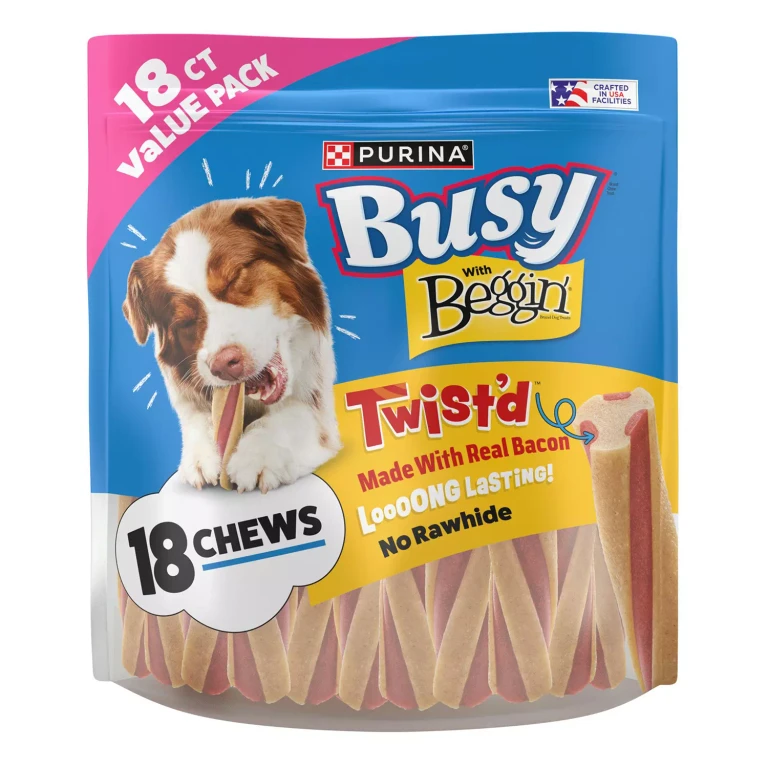 Purina Busy with Beggin' Twist'd Adult Dog Chew Bone Treats - 18 ct. Pouch