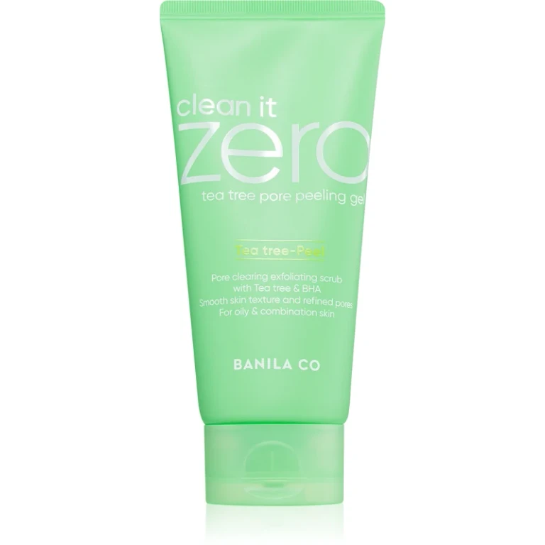 clean it zero Tea Tree Pore Peeling Gel Smoothing Exfoliant for Enlarged Pores 120ml