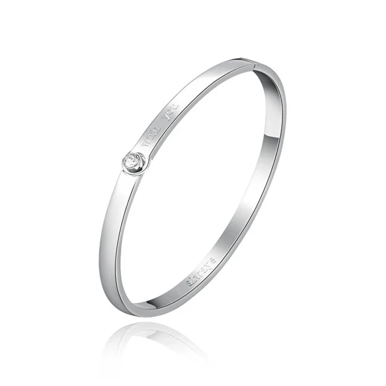 Fascinating Solid Steel Bracelet With You BWY11