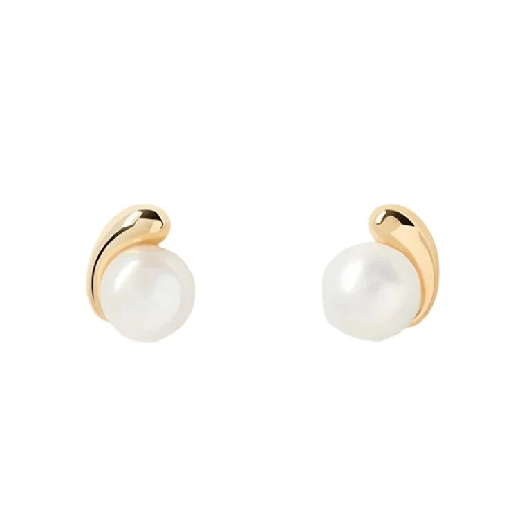 Delicious Gold-Plated Stud Earrings La Perla Ar01-E68-U