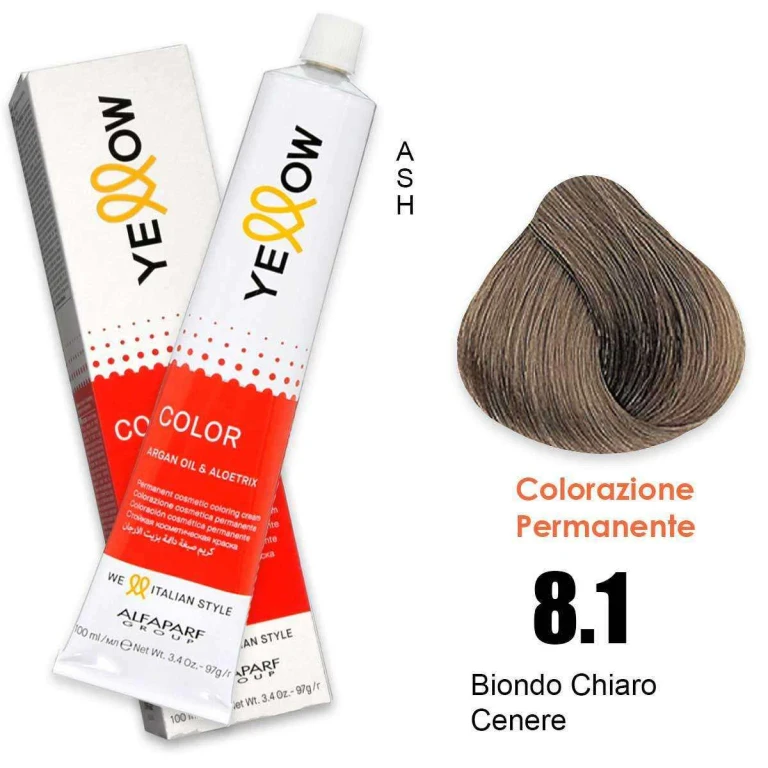 Yellow Color Permanent 8.1 100Ml
